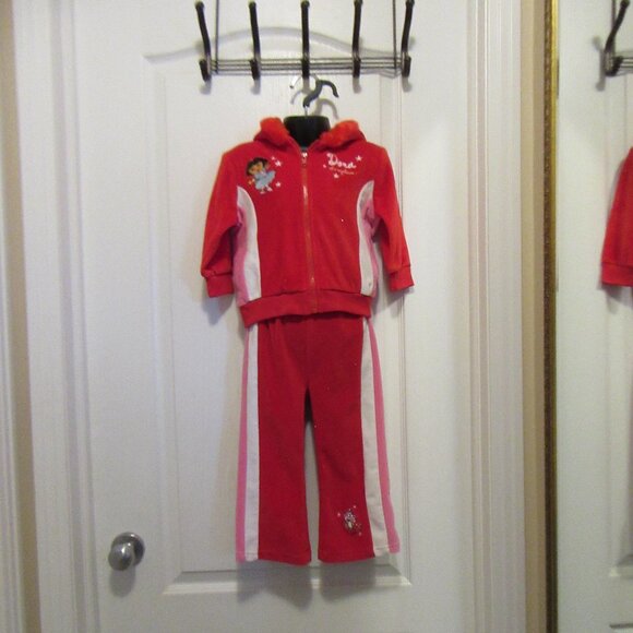 Girl Size 2 Dora Hoodie with pants - Picture 1 of 16